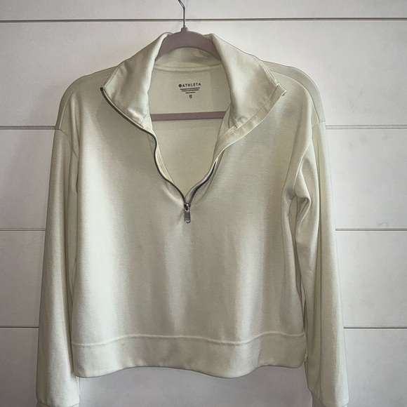Athleta Tops - Athleta sea soft  Quarter-Zip Pullover